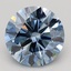 1.60 Ct. Fancy Deep Blue Round Lab Grown Diamond