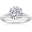 Platinum Lena Diamond Ring, smalltop view
