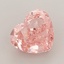 3.23 Ct. Fancy Vivid  Pink Heart Lab Grown Diamond