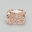 0.70 Ct. Fancy Vivid Pink Cushion Lab Grown Diamond