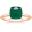 14K Rose Gold Petite Elodie 1.5mm Ring, smalltop view