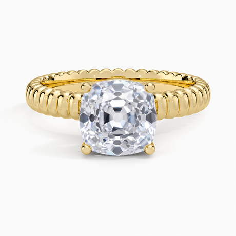 Petra Textured Solitaire Ring