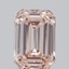 1.59 Ct. Fancy Orangy Pink Emerald Lab Grown Diamond