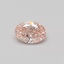 0.44 Ct. Fancy Intense Pink Oval Lab Grown Diamond