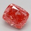 2.54 Ct. Fancy Vivid Pink Cushion Lab Grown Diamond
