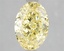 3.04 Ct. Fancy Vivid Yellow Oval Lab Grown Diamond