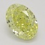 1.14 Ct. Fancy Intense Yellow Oval Diamond
