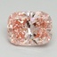2.51 Ct. Fancy Vivid Pink Cushion Lab Grown Diamond