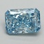 1.87 Ct. Fancy Vivid Blue Radiant Lab Grown Diamond