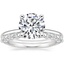 18K White Gold Sydney Perfect Fit Diamond Ring with Marseille Diamond Ring (1/3 ct. tw.)