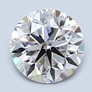 Round diamond — real photo