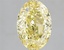 3.01 Ct. Fancy Vivid Yellow Oval Lab Grown Diamond