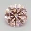 2.10 Ct. Fancy Intense Pink Round Lab Grown Diamond
