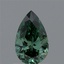 0.83 Ct. Fancy Vivid  Green Pear Lab Grown Diamond