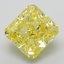3.01 Ct. Fancy Intense  Yellow Radiant Lab Grown Diamond