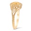 The Castella Ring, smalltop view on a hand