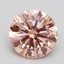 2.50 Ct. Fancy Intense Pink Round Lab Grown Diamond