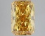 4.04 Ct. Fancy Vivid Yellow Radiant Lab Grown Diamond