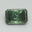 1.51 Ct. Fancy Vivid Green Radiant Lab Grown Diamond
