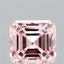 3.09 Ct. Fancy Intense Pink Asscher Lab Grown Diamond