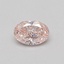0.43 Ct. Fancy Intense Pink Oval Lab Grown Diamond