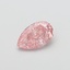 1.14 Ct. Fancy Intense  Pink Pear Lab Grown Diamond