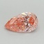 0.72 Ct. Fancy Vivid Pink Pear Lab Grown Diamond