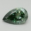 1.03 Ct. Fancy Vivid Pacific Green Pear Lab Grown Diamond