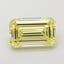 2.71 Ct. Fancy Yellow Emerald Lab Grown Diamond