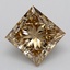 0.99 Ct. Fancy Light Yellowish Brown Princess Lab Grown Diamond