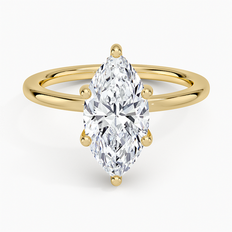 Sydney Perfect Fit Hidden Halo Six-Prong Diamond Ring
