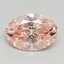 3.01 Ct. Fancy Vivid Pink Oval Lab Grown Diamond