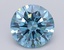 1.98 Ct. Fancy Vivid Blue Round Lab Grown Diamond