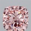3.12 Ct. Fancy Intense Pink Cushion Lab Grown Diamond