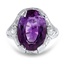 Retro Amethyst Cocktail Ring
