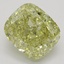 2.03 Ct. Fancy Brownish Greenish Yellow Cushion Diamond