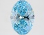 1.92 Ct. Fancy Vivid Blue Oval Lab Grown Diamond