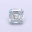 1.05 Ct. Fancy Light Bluish Green Asscher Lab Grown Diamond