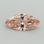 0.59 Ct. Fancy Vivid Pink Marquise Lab Grown Diamond