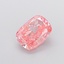1.59 Ct. Fancy Vivid  Pink Cushion Lab Grown Diamond