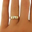 The Somers Ring, smalltop view on a hand