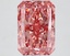 6.60 Ct. Fancy Vivid Pink Radiant Lab Grown Diamond