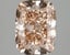 2.51 Ct. Fancy Brown Orange Cushion Lab Grown Diamond