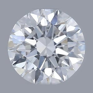 Round diamond — real photo