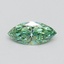 0.52 Ct. Fancy Vivid Green Marquise Lab Grown Diamond