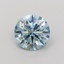 1.00 Ct. Fancy Vivid  Blue Round Lab Grown Diamond