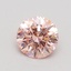 0.65 Ct. Fancy Intense Pink Round Lab Grown Diamond