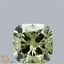 1.07 Ct. Fancy Intense Green Cushion Lab Grown Diamond