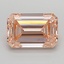 4.04 Ct. Fancy Intense  Pink Emerald Lab Grown Diamond