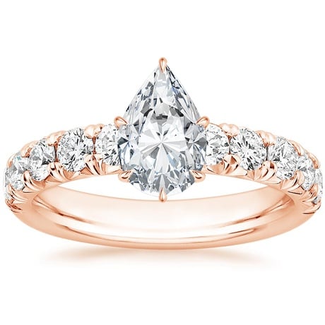 14K Rose Gold Ellora Diamond Bridal Set